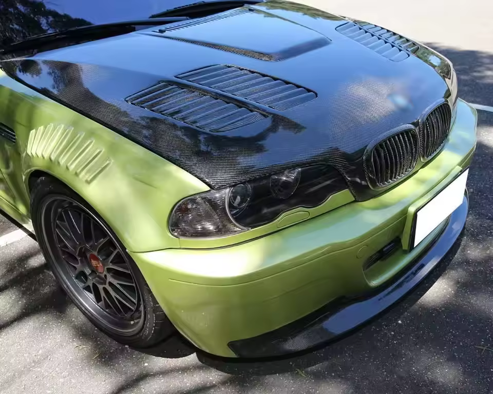Cofano Vented Fibra di Carbonio – BMW M3 E46